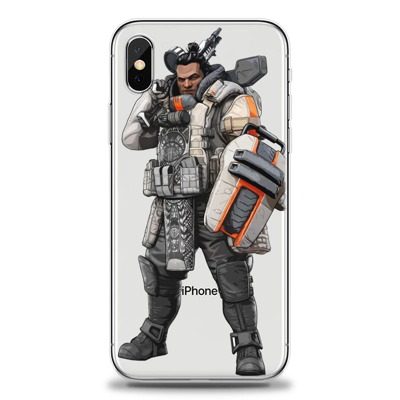 Чехол для телефона iPhone XS Max XR 7 8 6 6s Plus Apex Legends Royale Game для iPhone 5 5S SE Мягкий силиконовый чехол из ТПУ - Цвет: TPU