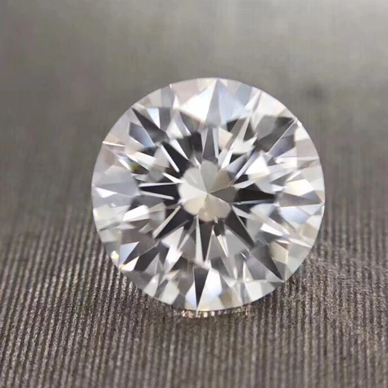 

GH color 9mm 3ct Loose Moissanite Round Brilliant Cut jewelry bracelet High quality DIY jewelry material loose beads