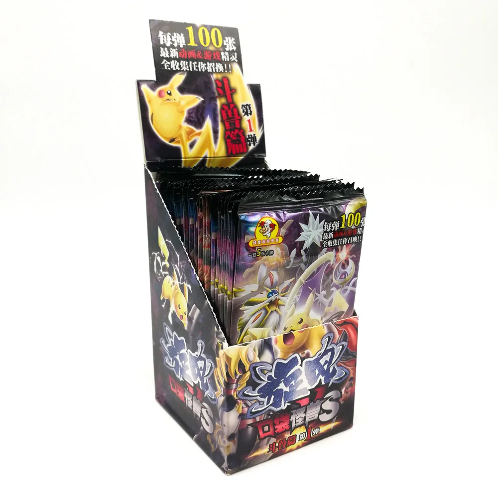 TAKARA TOMY карточный стол Настольная игра 150 шт./компл. 5 шт./пакет флеш-карта игрушки для детей рождественские подарки карты покемон коллекции - Цвет: 30bag 150cards