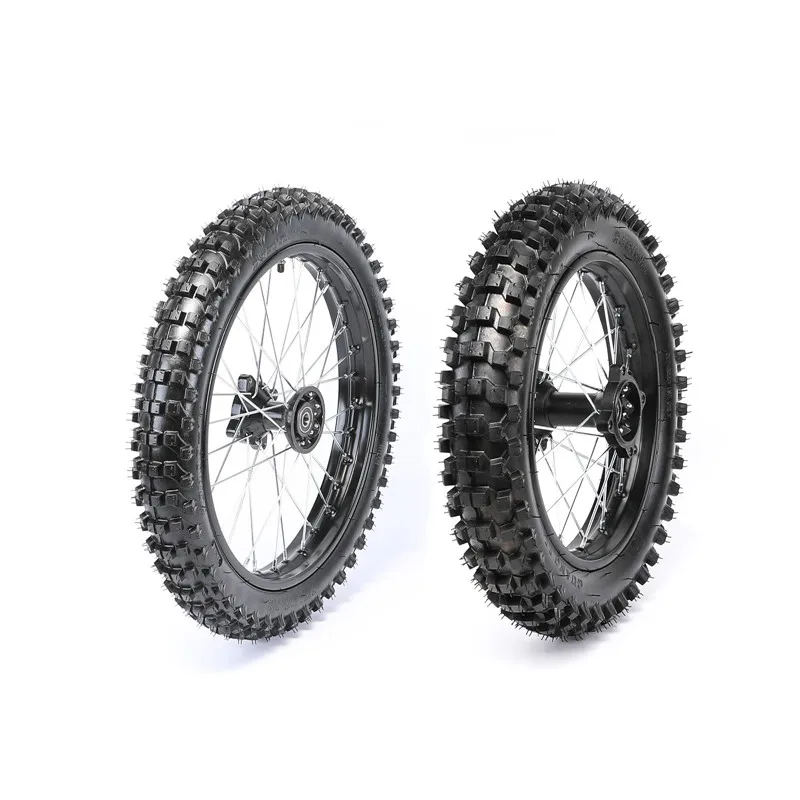 TDPRO 90/100-14 Rear Wheel Rim With 15mm Bearing & Hydraulic Brake Caliper for Dirt Pit Bike 