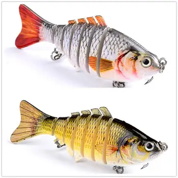 BEST CHOICE ❤️ 1PCS Fishing Baits Trolling Swim Minnow Wobbler Multi-section Hard Bait100mm15g Artificial Crankbait JerkBait Fishing tackleLure - discount item 63% OFF Sports & Entertainment