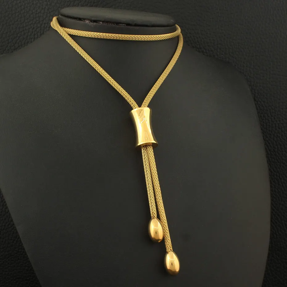 Магазин Joyas новинка оптовая продажа длинные ювелирные изделия из нержавеющей