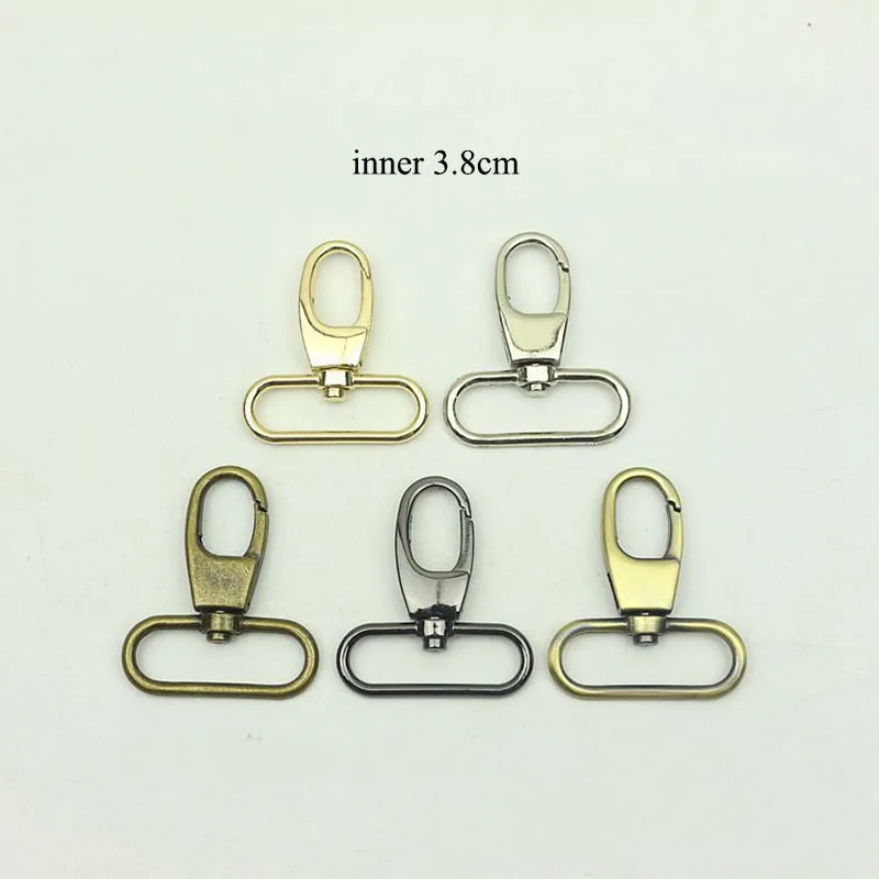

20pcs 38mm Metal Belt Clip Buckles Swivel Lobster Clasp Dog Collar Strap Buckle Carabiner Snap Hook DIY Backpack Bag Accessory
