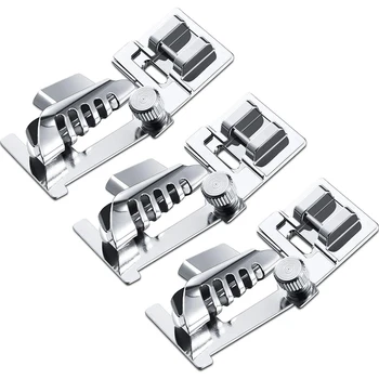 

3 Pcs Binder Sewing Machine Presser Foot Cy-9907 Binding Foot Binder Presser Foot for Low Shank Snap-On Sewing Machine