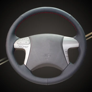 

Car Braid On The Steering Wheel Cover for Toyota Highlander 2009-2014 Camry 2007-2011 DIY Auto Braiding Wheel Covers Car-styling