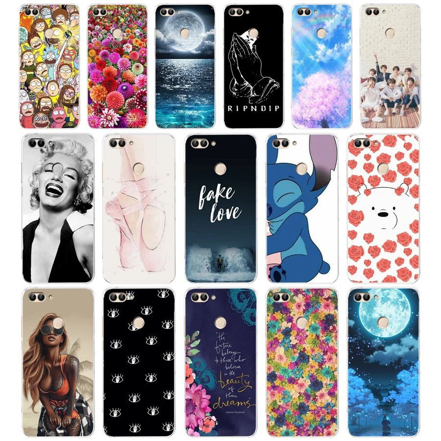 F Huawei P Smart 18 19 Case Tpu Soft Silicone Transparent Back Cover Phone Case Huawei P Smart Cover Fig Lx1 Enjoy 7s Case Phone Case Covers Aliexpress