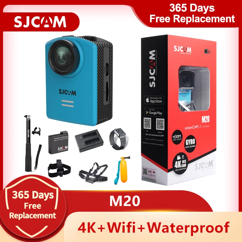 SJCAM-Cámara de acción M20 Original, 4K, Wifi, impermeable, deportes, DV