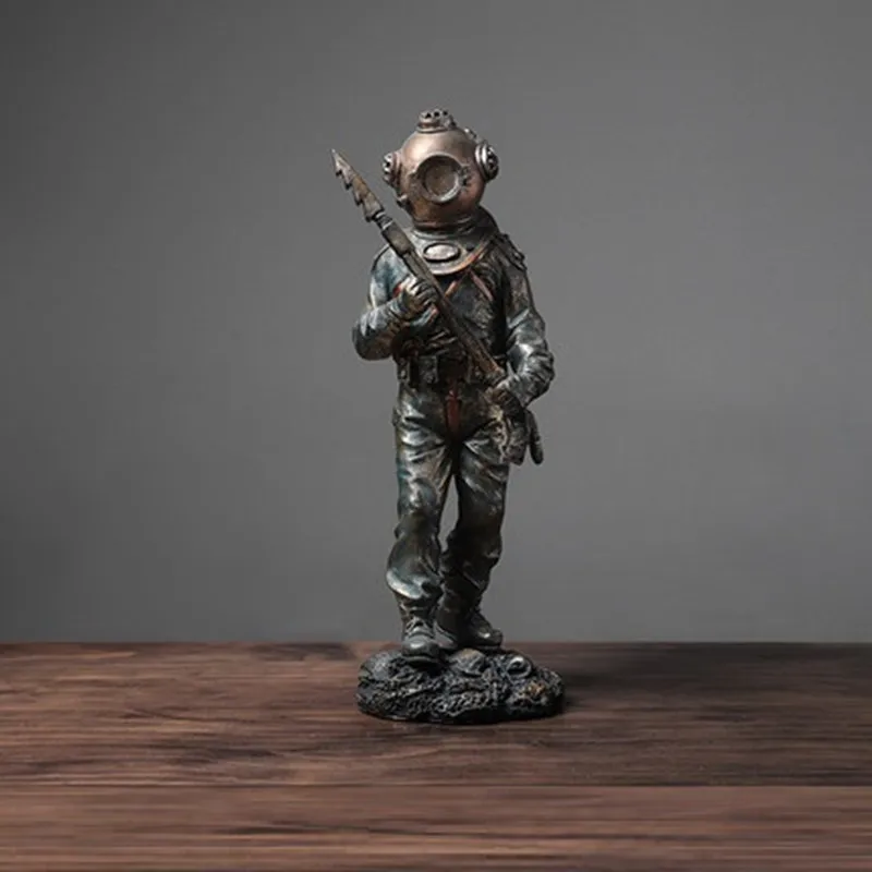 Европейский ретро Diver образец прикладного искусства креативный дом гостиная винный шкаф украшение для телевизора бизнес подарок M2758