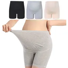 Для беременных женщин высокая талия Лифт живот безопасности брюки боксеры трусы Регулировка живота Лифт беременных женщин трусы боксеры анти-легкий