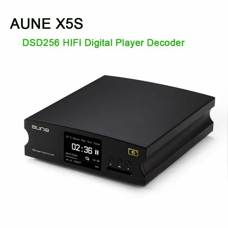 Многофункциональный цифровой DSD музыкальный плеер DAC Aune X5S 6 й юбилейный