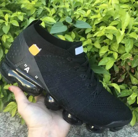 XPAY Men Women Classic Off-W Fly 1.0 2.0 3.0 Knit  Running Shoes Triple White Black Grey Knitting Trainer Sneaker