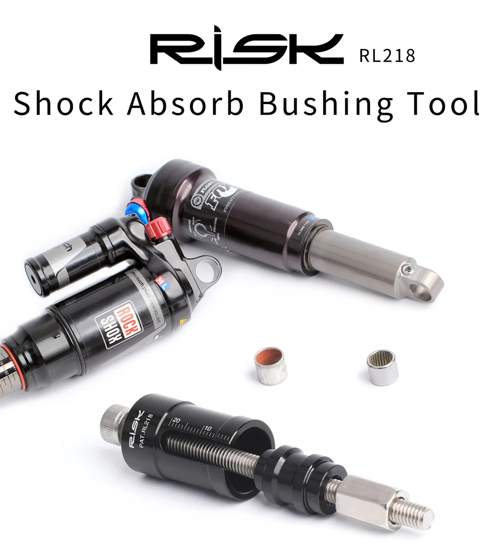 MTB Rear Shock Bushing Tool DU Bushing Removal Install Repair Disassembly 