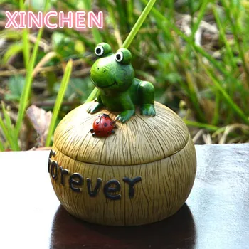 

XINCHEN 2020Snail frog turtle covered ashtray creative resin ashtray garden fashion gift boyfriend