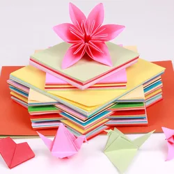 Carton de 10 couleurs, papier Origami carré, papier lettre découpé, papier polyvalent 
