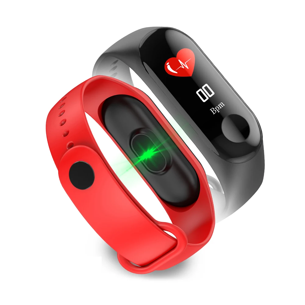 FXM Intelligent Sports Men Women Bracelet Heart Rate Sleep Monitoring Stepcounter Waterproof Watch Men And Women Bluetooth Link