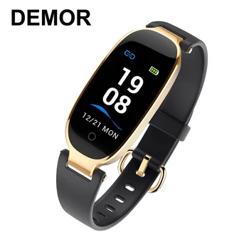 

DEMOR KB03 Women Smart Bracelet Fitness Sport Band Activity Tracker Connected Heart Rate Monitor Wristband for mi iPhone Android