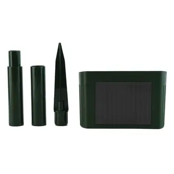 

High Quality Green Garden Cat Dog Pest Repeller Solar Power Ultra Sonic Scarer Frighten Animal Repellent Outdoor Use