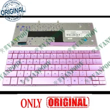 Новая клавиатура ноутбука для hp Compaq Mini110 Mini 110 110-1000 Mini 102 Presario CQ10-100 розовый Версия США V100226FS1