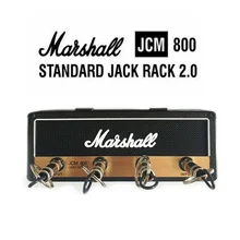 Вешалка для ключей, винтажный гитарный усилитель, держатель для ключей, стойка, 2,0 Marshall JCM800, настенный держатель для ключей Marshall, гитара, украшение для дома