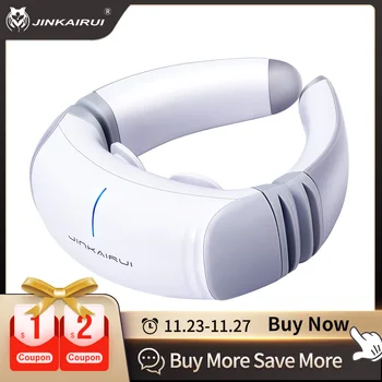 

Electric Pulse Neck Massager Cervical Vertebra Impulse Massage Physiotherapeutic Acupuncture Magnetic Therapy Relief Pain Tool