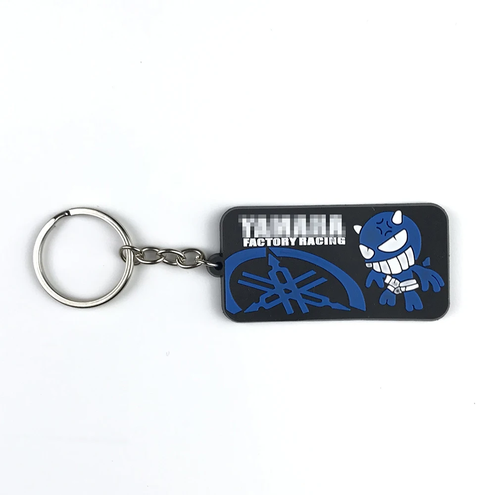 3D Motorcycle Accessories Motorcycle KeyChain Rubber Motorcycle Key Chain For DUCATI Honda Kawasaki Harley Suzuki Yamaha model