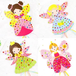 Palo de hadas hecho a mano para niños, juguete mágico de princesa, materiales hechos a mano, paquete de pegatinas, regalo para niñas, juguetes artesanales, nuevo 2021