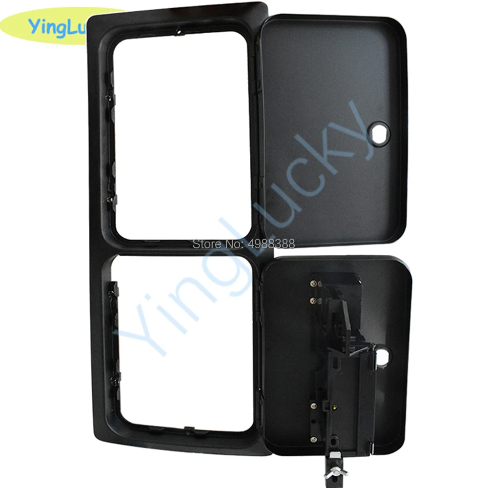 아케이드 캐비닛 액세서리용 코인 작동식 게임 기계 부품, 싱글 및 더블 코인 도어, 블랙 아이언 게이트 코인 수납기  도어-Freehip.co.kr