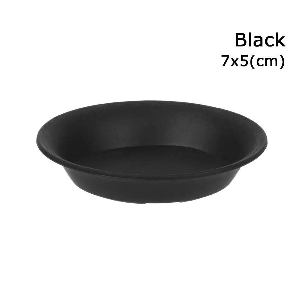 Set of 3 Round Heavy-Duty Plant Saucer Drip Trays for Indoor and Outdoor Use