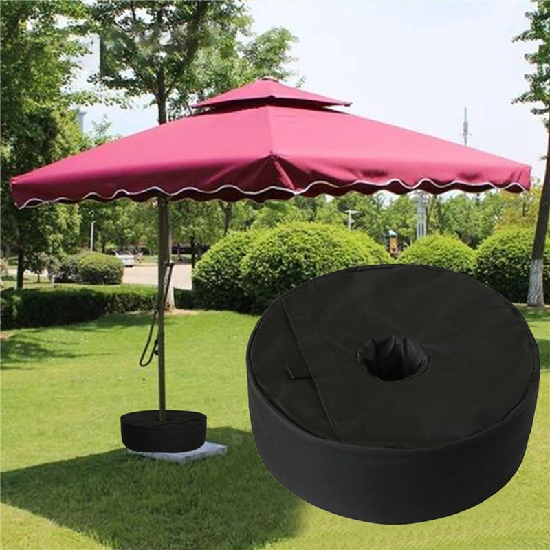 Outdoor Umbrella Parasol Tent Base Stand Patio Garden Sunshade Sand Bag Weights 