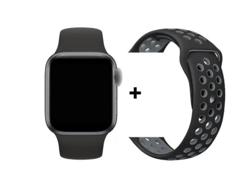 and Nk black grey IWO 12 Смарт-часы Bluetooth 1:1 Series 5 gps Inteligente Pulseira для мужчин и женщин iwo11 умные часы для IOS Apple VS IWO 10 9 8 7 6 - Цвет: and Nk black grey