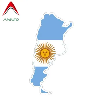 

Aliauto Personality Accessories Argentina Map Flag Car Sticker PVC Sunscreen Waterproof Reflective Decoration Decal PVC,14cm*7cm