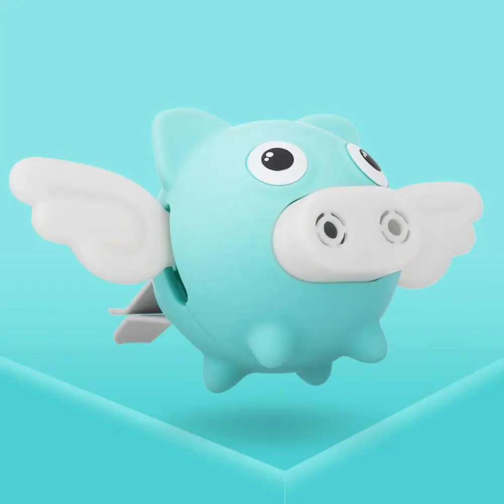 mint green Освежитель воздуха с мультипликационным принтом "летающий PigCar", освежитель воздуха с Освежителем воздуха, автоматический распылитель - Название цвета: mint green