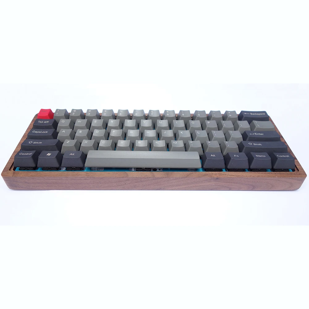 Механическая клавиатура RGB60 DIY Деревянный чехол фонарик с программируемой