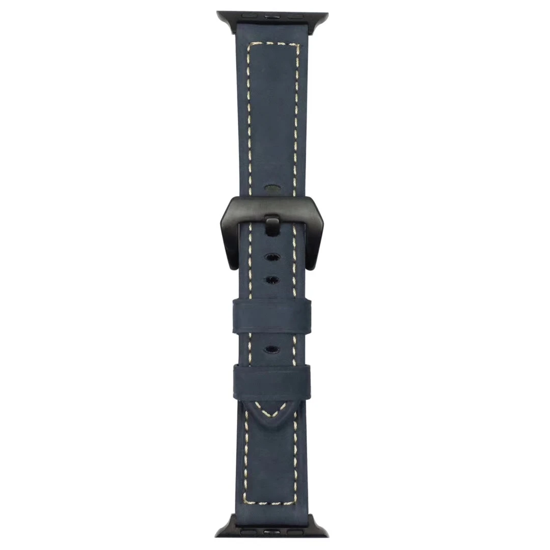Для Apple Watch iWatch ремешок 42 мм 38 мм 40 мм 44 мм деловой модный кожаный ремешок для часов Apple watch 5 4 3 2 1