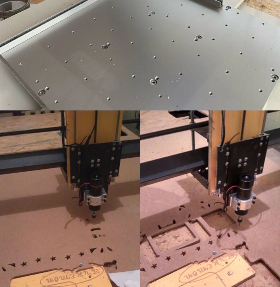 500 Вт шпиндель с воздушным охлаждением ER11 CNC 0,5 кВт мотор шпинделя+ Регулируемый источник питания 52 мм зажимы ER11 цанговый патрон для гравировального станка