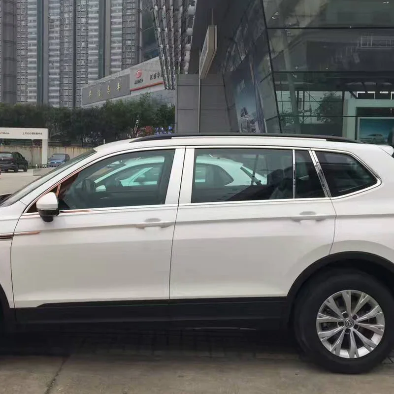Нержавеющая сталь окна автомобиля планки для volkswagen tiguan L 2-го поколения