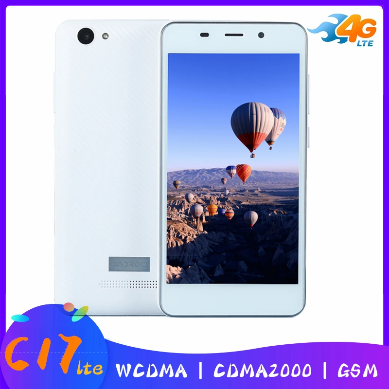 Смартфоны C17 4G FDD-LTE 2 Гб ОЗУ 16 ПЗУ четырехъядерный Android 6 0 мобильные телефоны 720x1280 5MP