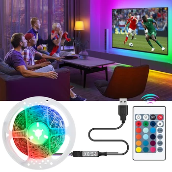 

WiFi Multi Colored Led Lights WiFi Smart LED Strip Light Backlight 1m 2m 3m 4m 5m USB Bluetooth WiFi Intelligent Smart Light