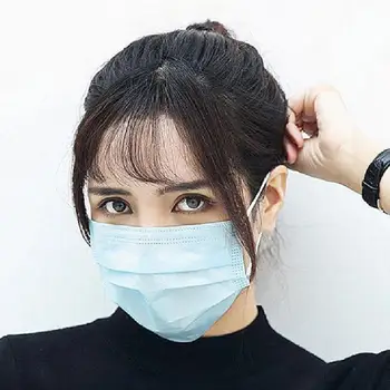 

3 ply safe Breathable Dustproof Masks For Face nonwoven mouth Face Masks 10/50/100pcs 3 Layer Disposable Face Masks