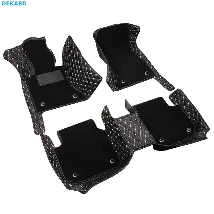 

Double-deck Custom made car floor mats for BMW 5 series M5 E39 E60 E61 F10 F11 F07 G30 G31 6 series E63 E64 F06 F12 F13 3D