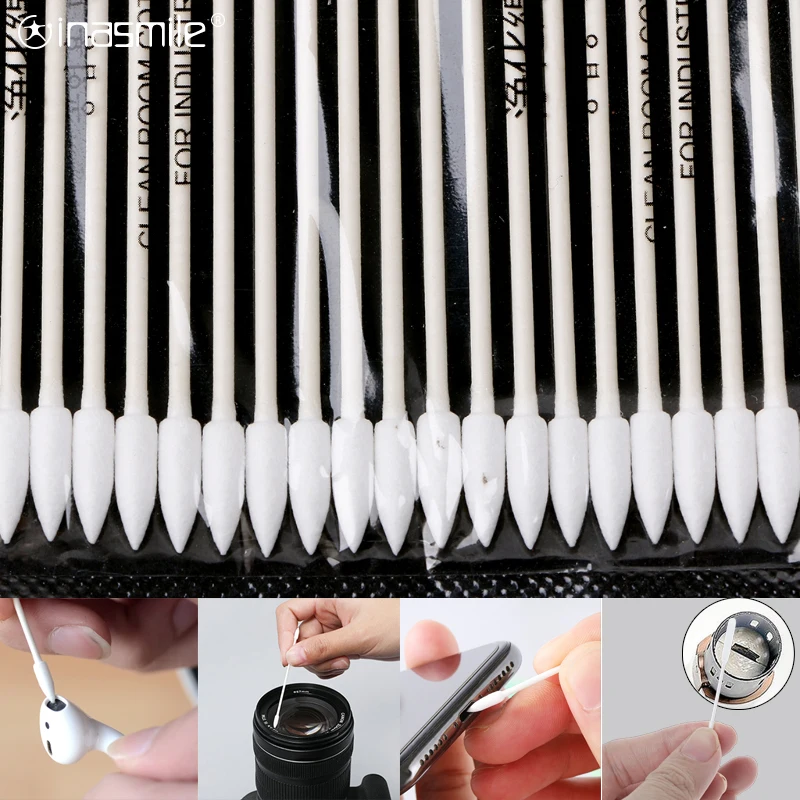 

25pcs Cotton Disposable Stick For Apple Airpods Airpod Case Cleaning Tool For camera lenses Phone Charge Port Apple Airpods