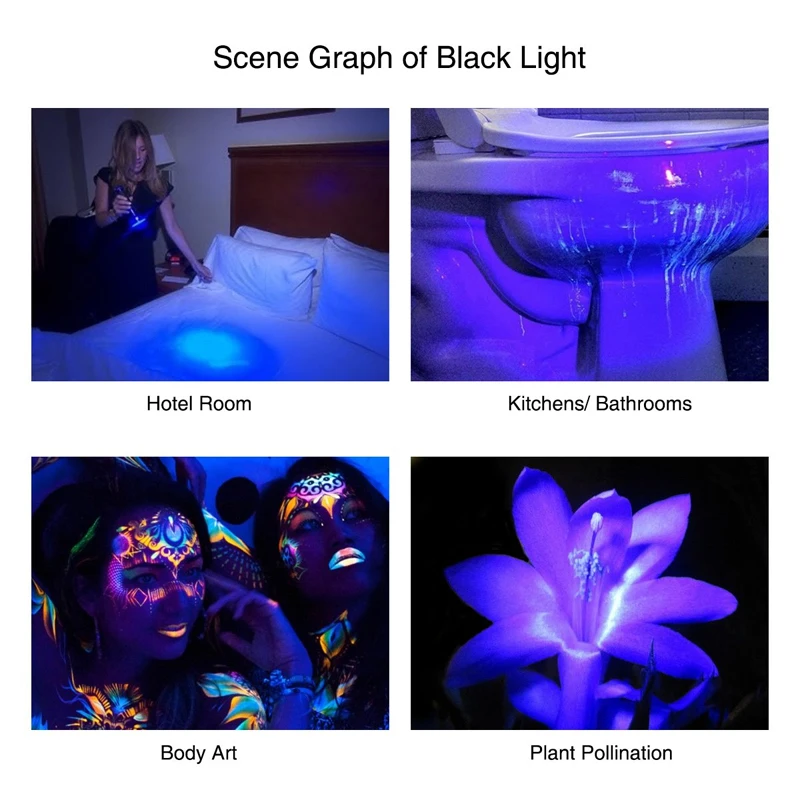 LSL 51 светодиодный светильник UV фонарь 395nm фиолетовый светильник фонарь инспекции светильник