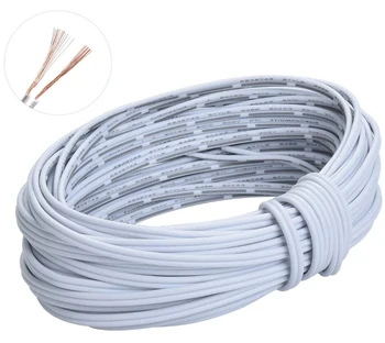 

20m(66ft) 24AWG 2Pin Extension Cable Wire Cord Line for Single Color LED Strip Ribbon Lights 3528 5050