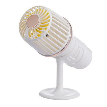 

Microphone Handheld Spray Fan Charging Desktop Small Desk Fan Portable Charging Mini Humidification Small Fan