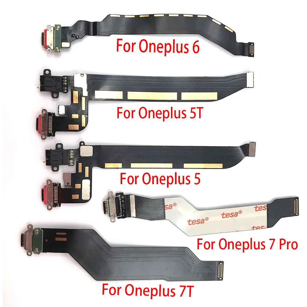 Usb разъем для зарядки док станции гибкий кабель Oneplus 1 2 3 5 5T 6 7T 7 8 Pro|Шлейфы