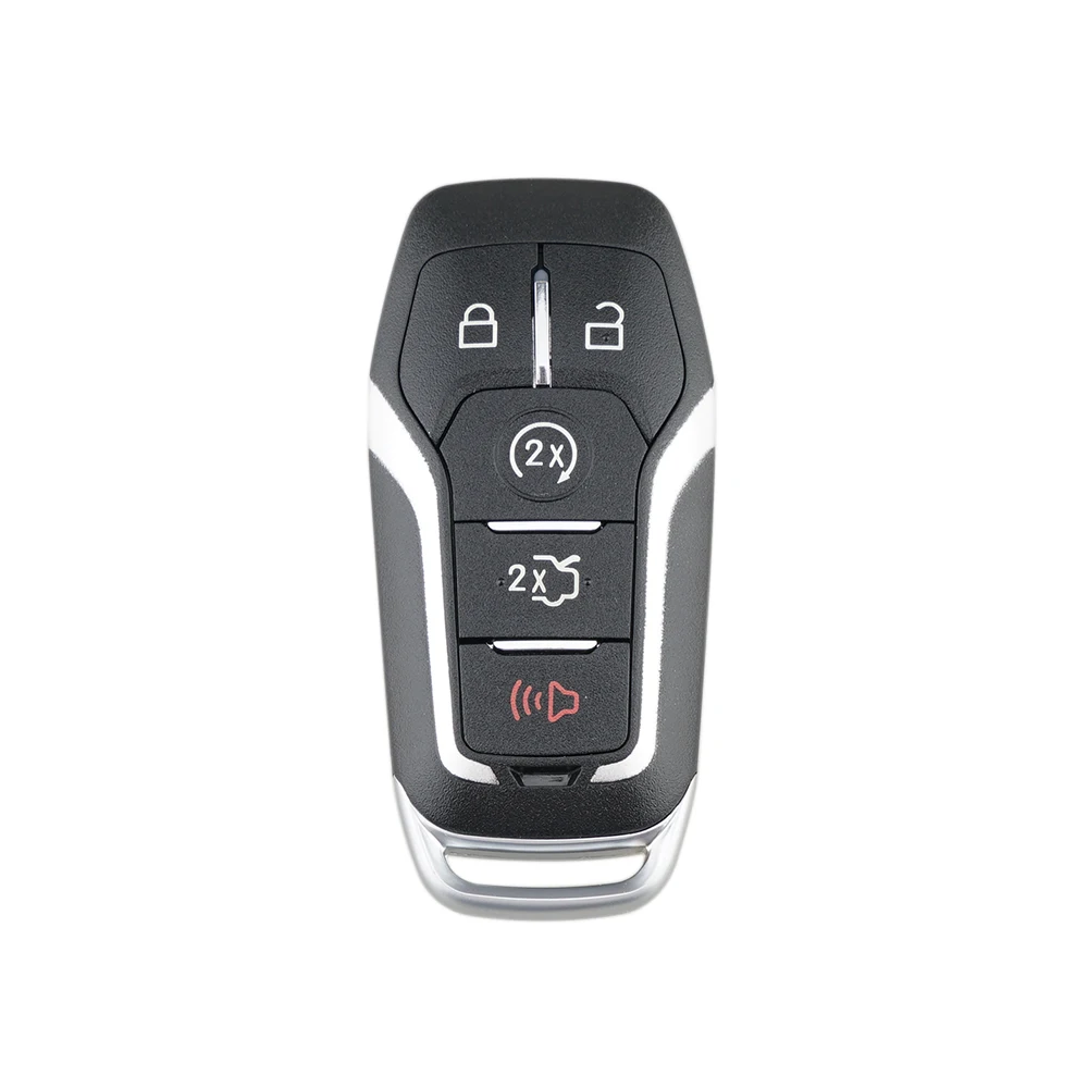

Smart Remote Key Case 5 Button for Ford Edge Explorer Fusion 2015-2017 M3N-A2C31243300 Car Key Shell Uncut Blade