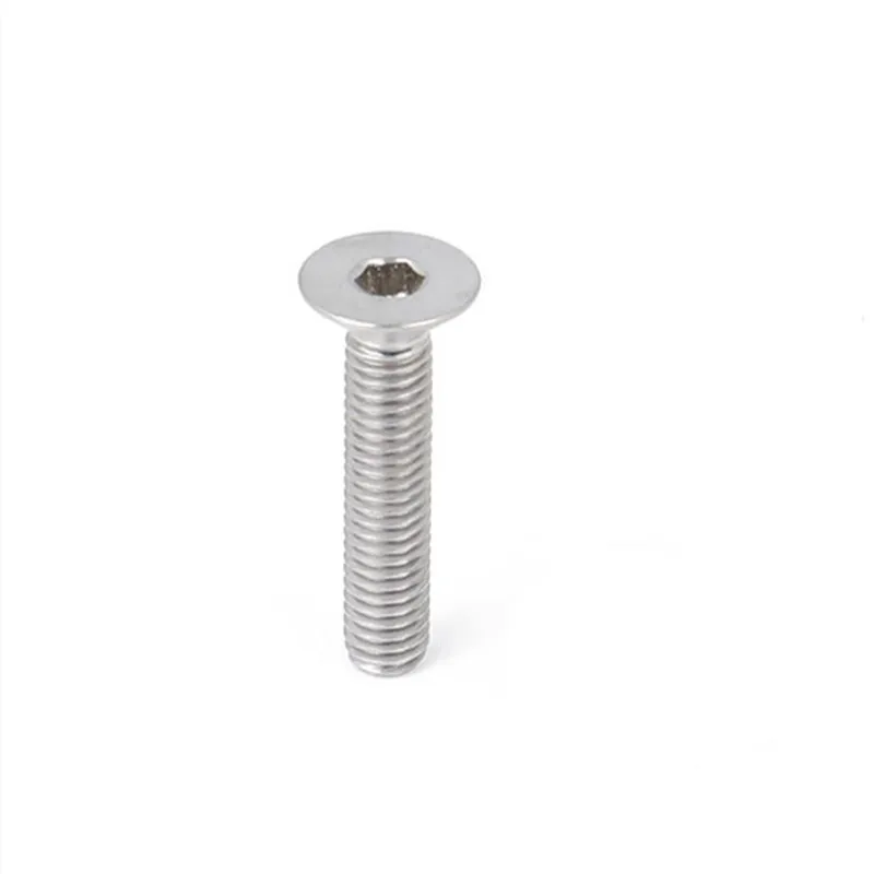 silver Руль для горного велосипеда, крышка для гарнитуры, винт, титан, M6x30, набор чаш, крышка, болт, ультралегкий, для велосипеда, титановый фитинг, головная чаша - Цвет: silver