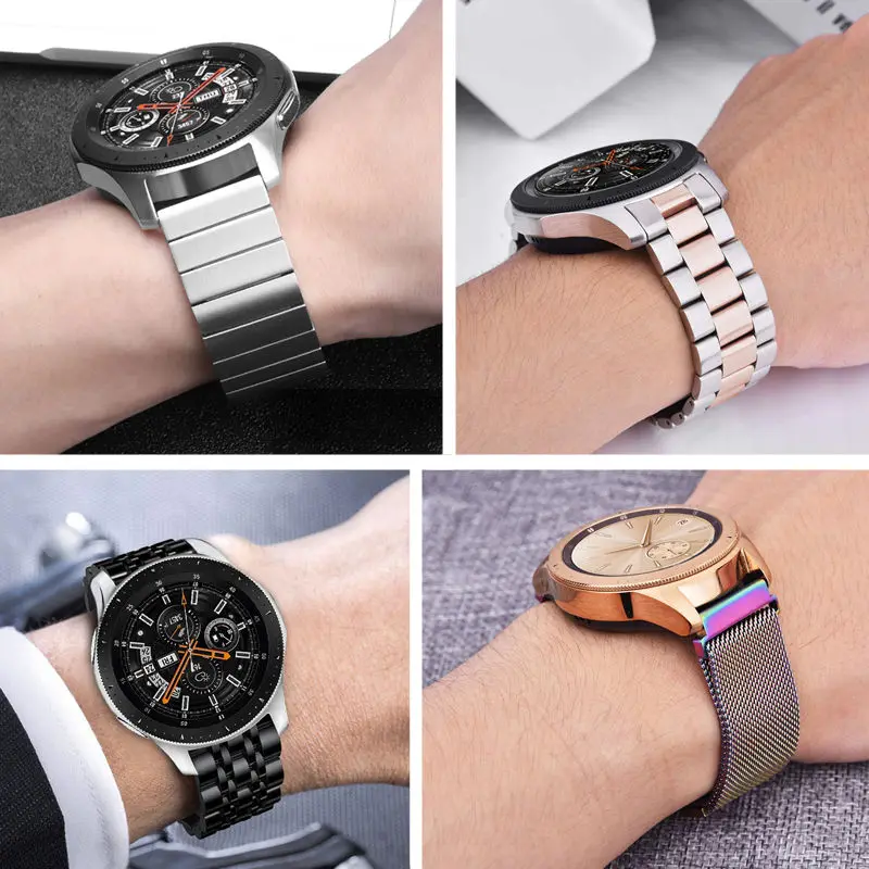 Ремешок для смарт-часов для samsung Шестерни S3 Frontier/классический ремешок для часов Smartwatch Нержавеющая сталь браслет wrisrt ремень ремешок для часов из нержавеющей стали