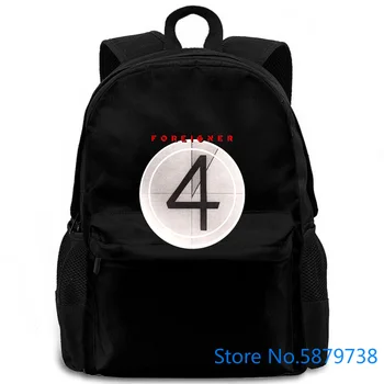 

Uolongqul Foreigner 4 Black Printed Round Cheap Price Latest women men backpack laptop travel school adult student