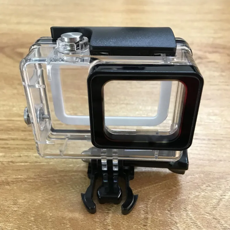Экшн-камера 45 м водонепроницаемый чехол для GoPro Hero 7 6 5 водонепроницаемый защитный корпус оболочка серфинг подводное плавание прозрачный чехол